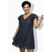 Ulla Popken Badekleid Damen Schwarz 46