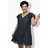 Ulla Popken Badekleid Damen Schwarz 46