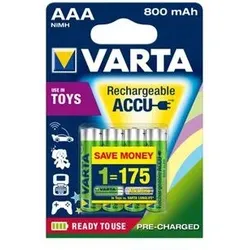 VARTA 56783101404 TOY ACCU ReadyToUse AAA 56783 4er-Blister