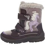 Lurchi Mädchen 63l1073004 Schneestiefel, Aubergine, 28 EU Weit