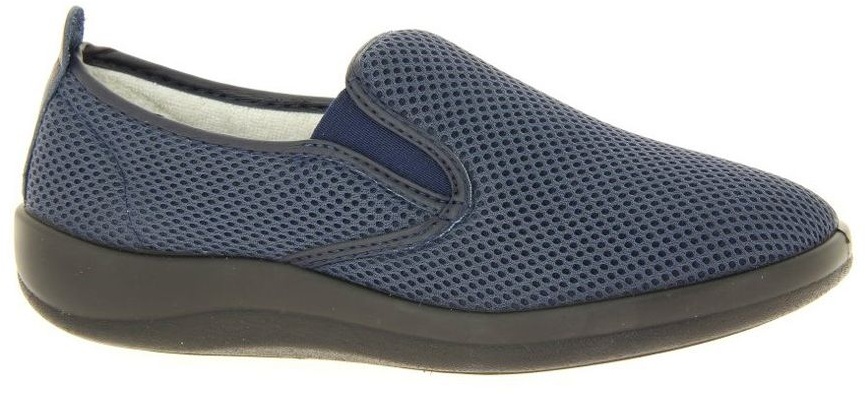 Varomed Mykonos Slipper Weite F - schmale Füße 1 St blau