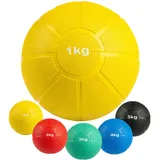 Matchu Sports Medizinball Gelb 19 cm