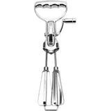 Jssevn Edelstahl-schneebesen Mit Doppelkopf-handmixer Und Kurbel, Tragbares Küchengerät Für Zuhause