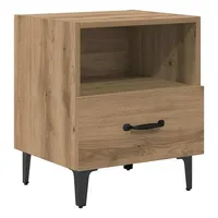 VidaXL Nachttisch Eiche handwerklich 40 x 35 x 47,5