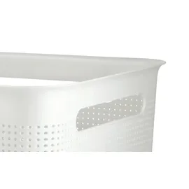 Rotho Aufbewahrungsbox Brisen 29,1 x 29,1 x 28,1 cm weiß