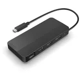 Lenovo (USB-C, Dockingstation + USB Hub, Schwarz