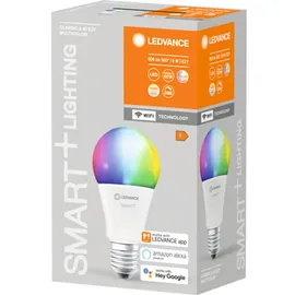 LEDVANCE SMART+ WiFi Classic A60 RGBW E27 9 W matt,