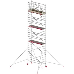 Altrex Fahrgerüst RS Tower 41 Alu mit Holz-Plattform 9,20m AH breit 0,75x1,85m