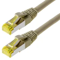 Helos Patch-Kabel S/FTP, RJ-45/RJ-45, 15m, grau (118072)