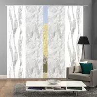 HOME WOHNIDEEN Schiebegardine »SOEREN«, (4 St.),... SCHIEBEVORHANGSET,SEIDENOPTIK,DIGIDRUCK