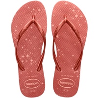 Havaianas Slim Gloss Flip Flops Damen, Ballet Rose/Golden Blush, 37/38 EU