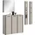 xonox.home Emil Garderobenkombination 180x190x37 cm Beige/Braun
