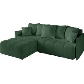 altdecor Ecksofa Cord 2-Sitzer Grün