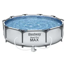 BESTWAY Steel Pro Max Pool Set 305 x 76 cm inkl. Filterpumpe