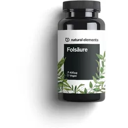 Folsäure – 400 Tabletten – 400 mcg pro Tagesdosis – Kinderwunsch und Schwangerschaft – vegan, hochdosiert, ohne unnötige Zusätze – in Deutschland produziert & laborgeprüft 400 St