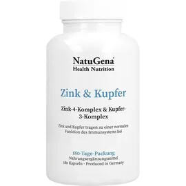 NatuGena Zink & Kupfer Kapseln 180 St.