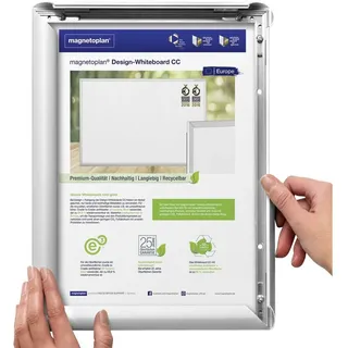 Deflecto SFA3S Klapprahmen Silber DIN A3 1 St. (B x H x T) 326 x 450 x 15 mm