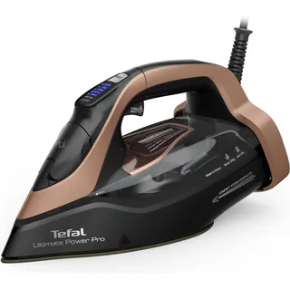 Tefal Ultimate Power Pro FV9E50, Bügeleisen, Schwarz, Gold