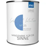 PNZ - Die Manufaktur Wandfarbe Colors of Intuition, reine Silikatfarbe, hochdeckend, große Farbtiefe blau