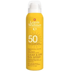 Widmer Clear & Dry Sun Spray Uv 50 Parfümiert