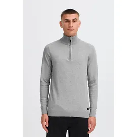 !Solid Troyer SOLID "Troyer SDAkanvis", Herren, Gr. XL, grau (gray melange), Obermaterial: 70% Baumwolle CO recyc.. 30% Polyester Pol. recyc.., Pullover Troyer