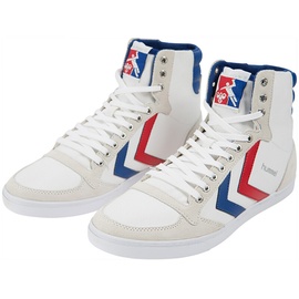 hummel Slimmer Stadil High white/blue/red/gum 42