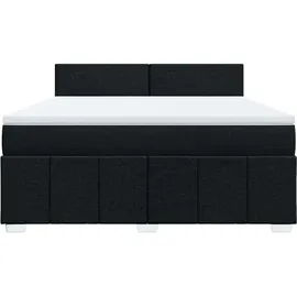 vidaXL Boxspringbett 180 x 200 cm Schwarz
