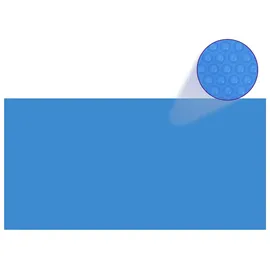 vidaXL Rechteckige Poolabdeckung blau 600x400 cm