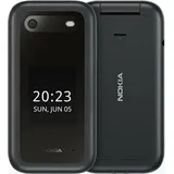 Nokia 2660 Flip, Klapphandy, Dual-SIM, 7,11 cm (2.8"), 0,3 MP, 1450 mAh, Schwarz - Schwarz