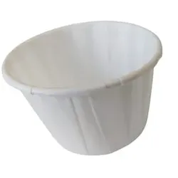 Schälchen für Dips, Saucen,Marmelade I Mini Portionsbecher 30 ml rund IPapierbecher mit Biobeschichtung 100% biologisch abbaubar (30ml (250 Stück))