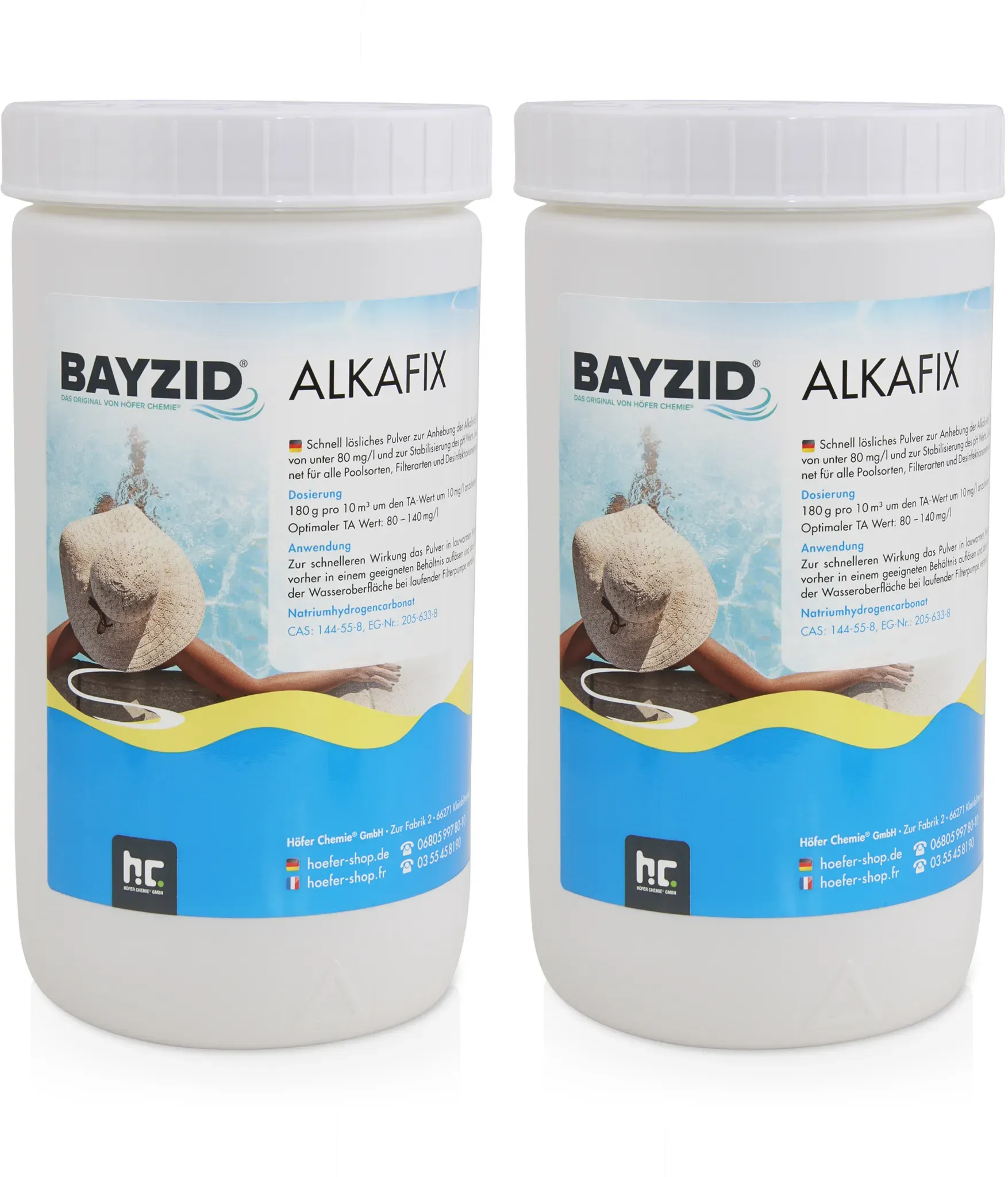 2 x 1 kg BAYZID®  Alkafix zur Anhebung der Alkalinität (TA)