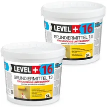 Level + Tiefengrund 1:3 für Innenbereich unter Spachtelmassen 12 kg