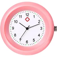 Krankenschwesteruhr Analog Quarz Taschenuhr 30 Wasserdicht Silikon Uhr mit Halsk