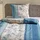 Traumschlaf Fiori Floral Blau 155 x 220 cm + 80 x 80 cm