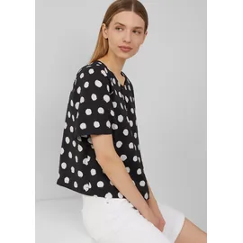 s.Oliver Verkürzte Bluse schwarz 46