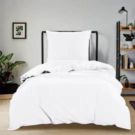 Wometo Stone Washed weiß 155 x 220 cm + 80 x 80 cm