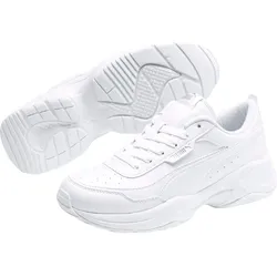 Sneaker PUMA "CILIA MODE", Gr. 41, weiß (puma weiß, puma silber), Synthetik, sportlich, Schuhe