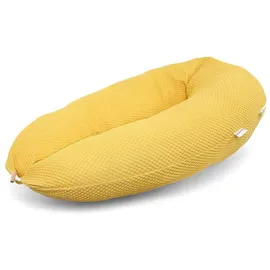 HOBEA-Germany Stillkissen Waffelmuster senfgelb Stillkissen