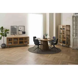 Furnhouse Vitrine 100 x 40 x 180 cm Braun