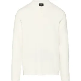 QS Gewaschenes Henley-Longsleeve beige XL