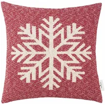 Tom Tailor Winter Snowflake 45 x 45 cm Rot