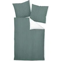 Traumschlaf Tango Gestreift Salbei 135 x 200 cm + 80 x 80 cm