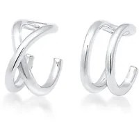 Elli Ohrclips Geo Silber 925  onesize