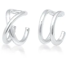 Elli Ohrclips Geo Silber 925  onesize