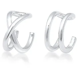 Elli Ohrclips Geo Silber 925  onesize