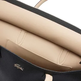 Lacoste Schultertasche Anna Zipped Shopping Bag Noir Krema