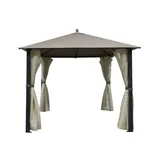 TrendLine Ersatzdach 2,98 x 2,98 für Pavillon Kos Taupe Pavillondach Zeltdach