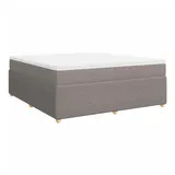 vidaXL Boxspringbett 180 x 200 cm Taupe