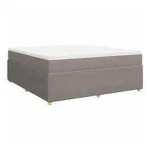 vidaXL Boxspringbett 180 x 200 cm Taupe