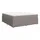 vidaXL Boxspringbett 180 x 200 cm Taupe